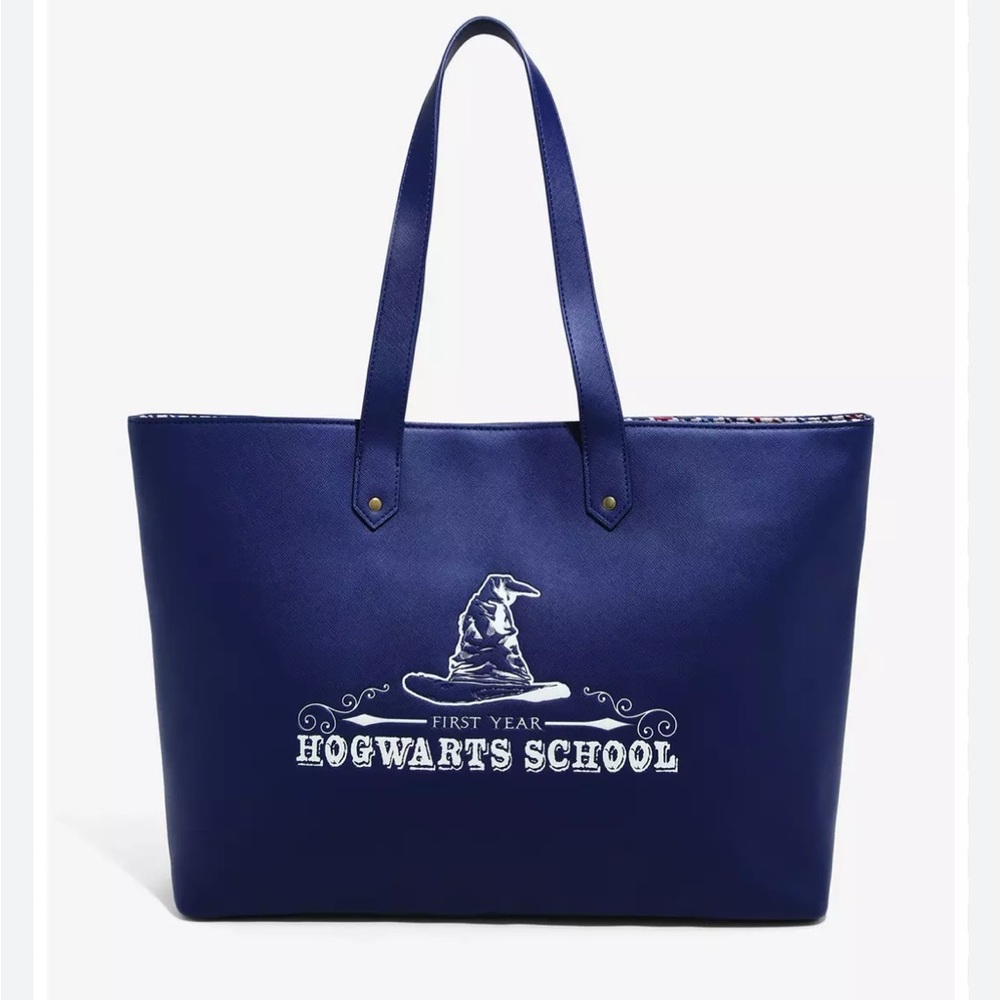 NWT Harry Potter blue loungefly sorter tote